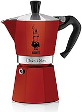 Bialetti 06905 6-Cup Espresso Coffee Maker, Red