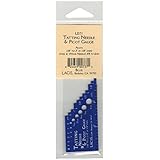 Lacis Tatting Needle & Picot Gauge, Blue