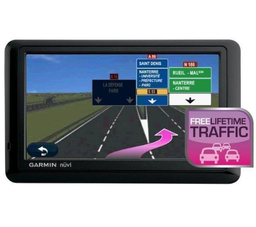GARMIN Nüvi 1490T GPS for Europe + Non-slip Mount (In-car GPS bundle pack)