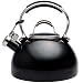 KitchenAid Gourmet Essentials 2-Quart Porcelain-on-Steel Tea Kettle, Black