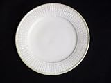 BELLEEK BREAD/BUTTER LIMPET YELLOW