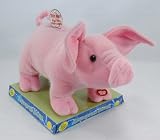 Mark Feldstein Animated Plush Pig Bank