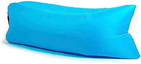 GR Vis Fashion Inflatable Creative Beach Lounger Sleeping Air Bags Beach Couch Sofa (Blue)