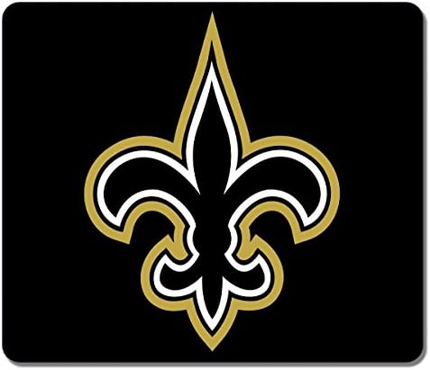 VUTTOO Large Mouse pad -Nfl New Orleans Saints Logo 64 High Quality Durable Mousepad Non-Slippery Rubber Gaming Mouse Pad
