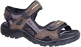 IMAGE OF ECCO Men's Yucatan Sandal,Tarmac/Moon Rock,46 M EU (US Men's 12-12.5 M)
