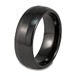 Black Ceramic Ring (8.0mm) - Sizes 8 - 13