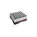 Camrack Glass Rack, W/2 Extenders, Full Size, Low Profile, 36 Compartments, 2-7/8