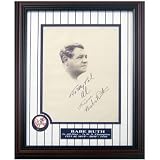 Autographed Ruth Photo - Framed 8x10