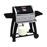 Team Grill PGD11091NBAMIA01 Patio Series GAME-DAY Gas Grill, Miami Heat