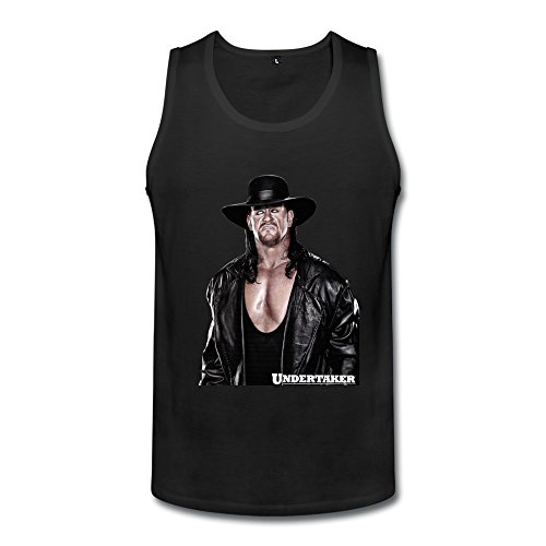 ZYX Wwe Super Star The Undertaker Tank Top For Men Black L