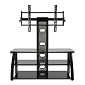 Metal and Glass TV Stand