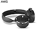 AKG Y500 On-Ear Foldable Wireless Bluetooth Headphones - Black (US Version)