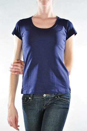 Women's Short Cap Sleeves Scoop Neck Tee T Shirt Cotton Top Plus Size