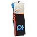 Nike KD Kevin Durant Hyper Elite Cushioned Men's Basketball Crew Socks - Black / Photo Blue / Team Orange (Extra Large)