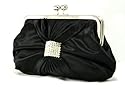 Royal Look, luxus pur, Abendtasche, Clutch-Tasche, schwarz