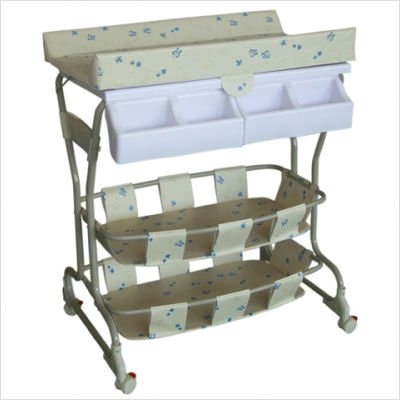 BabySpa Deluxe Bathtub and Changer Combo in Beige
