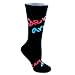 Keep those little feet dry and comfortable by wearing these Under Armour Cutie Pop Socks. Product Features: Signature moisture transport system keeps feet cool and dry Accelerates evaporation ArmourBlock helps prevent odor Embedded arch support helps reduce foot fatigue Bolsters circulation Reads Under Armour 98% Acrylic, 2% Spandex