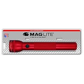 MAGLITE S3D036 Heavy-Duty 3-D Cell Flashlight, Red by MagLite