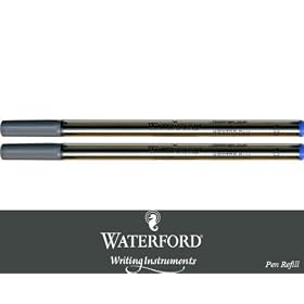 Waterford Rollerball Pen Refills - Blue Medium 2 Pack