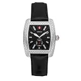 MICHELE Urban Diamond Black Diamond Dial Black Alligator by Michele