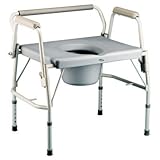Invacare Bariatric Drop-Arm Commode