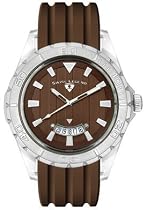 Swiss Legend Men's Portofino Collection Brown Rubber Watch #40045-44