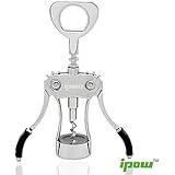 Ipow Stainless Steel Red Wine Beer Bottle Opener Wing Corkscrew