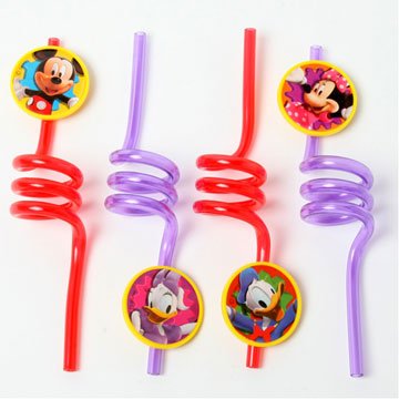 Mickey Mouse Straws 4ct