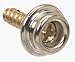 CRL Nickel on Brass Clinch with Phillips Head Wood Screw Snap Upholstery Fasteners (5/8" Stud Length) - Box