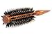 Styling Essentials Natural Boar Bristles Brush With Pin Tail, Round Hair Comb Ruled 2-Inch
