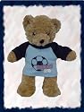 Soccer T-shirt fits Webkinz L'il Kinz, Ty Beanie Babies, Fluff Factory and Teenies Teddies