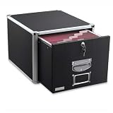 41ymWG%2BBgwL. SL160  Black Locking Drawer File, Letter/Legal, 16 x 17 3/4 x 12 1/2  Category: Filing Boxes