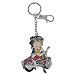 Licensed Sexy Biker Betty Boop Keychain Keyring