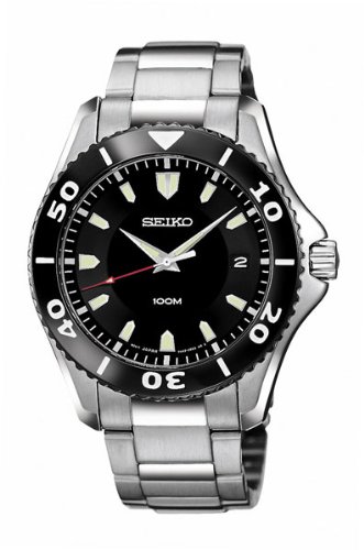 Seiko Mens SGEB75 Silver Watch