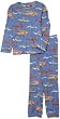City Threads Boys 2 7 Muscle Cars Pajama Set, Multi Colored, 5