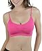 ToBeInStyle Women's Pack of 6 Seamless Stretchy Wire-Free Padded Sports Bra