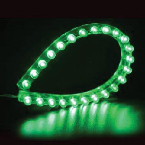 Street FX 1043049 ElectroPods Green 9.75" 24 LED Motorcycle Flex Strip Light