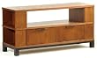 LaSalle Media Bench in Nutmeg By tag furnishings