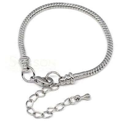 Cheap Girls Jewelry Childrens Bracelet Silver Plated Snake Chain Lobster Clasp For Sale