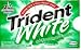 Trident White Sugarless Gum, Spearmint, 12-12 Piece Packs (144 Pieces Per Box!)