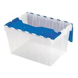 (Price/CT)Keep Box, 12-Gallon, 21-1/2x12-1/2x15, Clear/Blue
