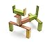 22 Piece Tegu Endeavor Magnetic Wooden Block Set, Jungle