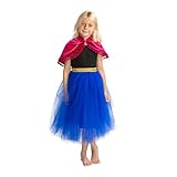 Frozen Princess Anna Costume for Dress up (L (5-6 Years))