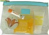 Baekgaard Travel Pouch - Caribbean Blue Lemon Clear Collection Travel Pouch ~ Use Anytime!