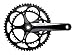 SRAM GXP 170mm 50-34T Black Apex Compact Crankset with BB