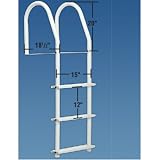 Howell White Galvalume Flip-Up Dock Ladders