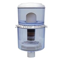 4 Gallon Water Cooler Filter Purifier - Save $$$ - Place on Cooler - Transform Tap Water to Healthy Mineral Drinking Water