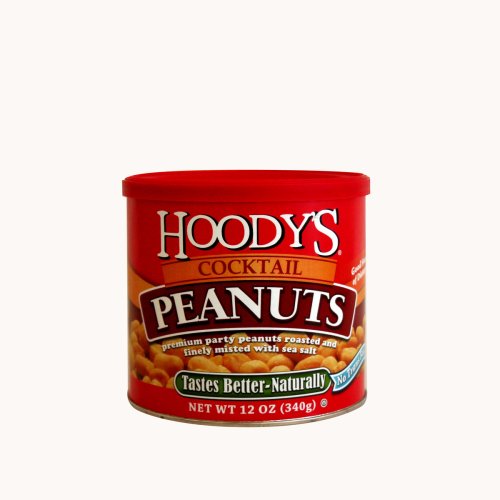 Hoody's Cocktail Peanuts, 12 Ounce Can (Pack of 12) by Cocktail Peanuts