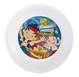 Zak Designs Jake and The Never Land Pirates Melamine Bowl, 5.5-Inch, Set of 6