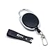 SAMS FISHING Pin on Reel & Combo Line Nipper Cutter Braid Snips - Fly Fishing Zinger & Line Nippers With Knot Tying Eye Cleaner Fast Tie Combo Tool (A163)